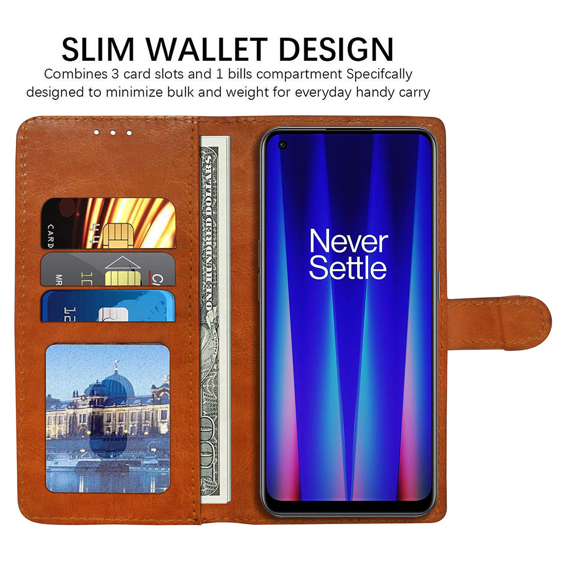 Premium Wallet Flip Cover for OnePlus Nord 2 CE 5G