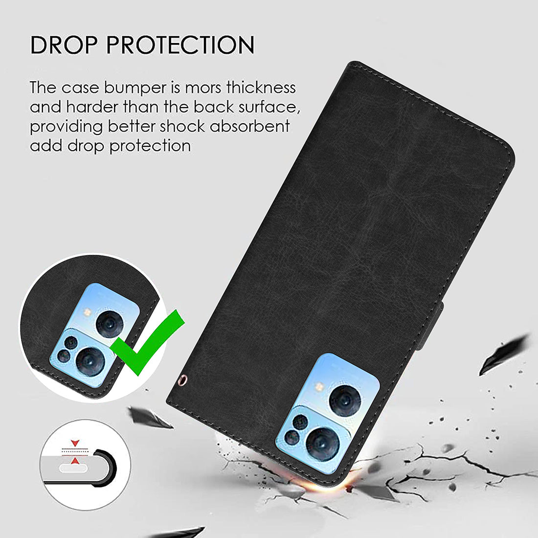 Premium Wallet Flip Cover for Oppo Reno7 Pro 5G