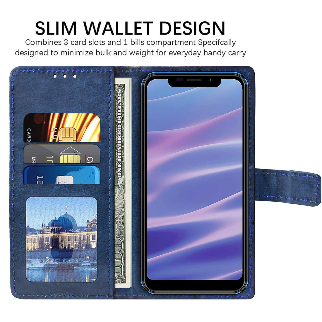 Premium Wallet Flip Cover for Mobiistar X1 Notch