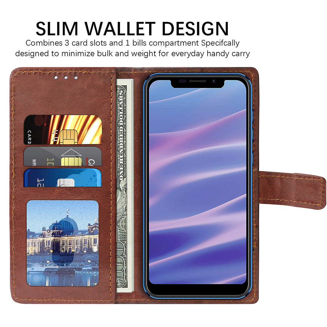 Premium Wallet Flip Cover for Mobiistar X1 Notch