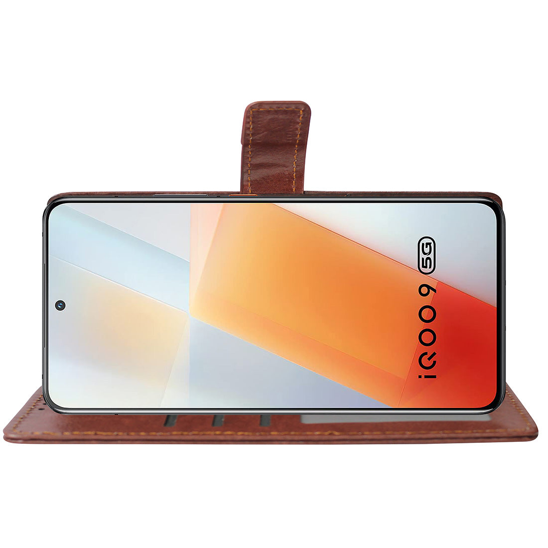 Premium Wallet Flip Cover for iQOO 9 5G