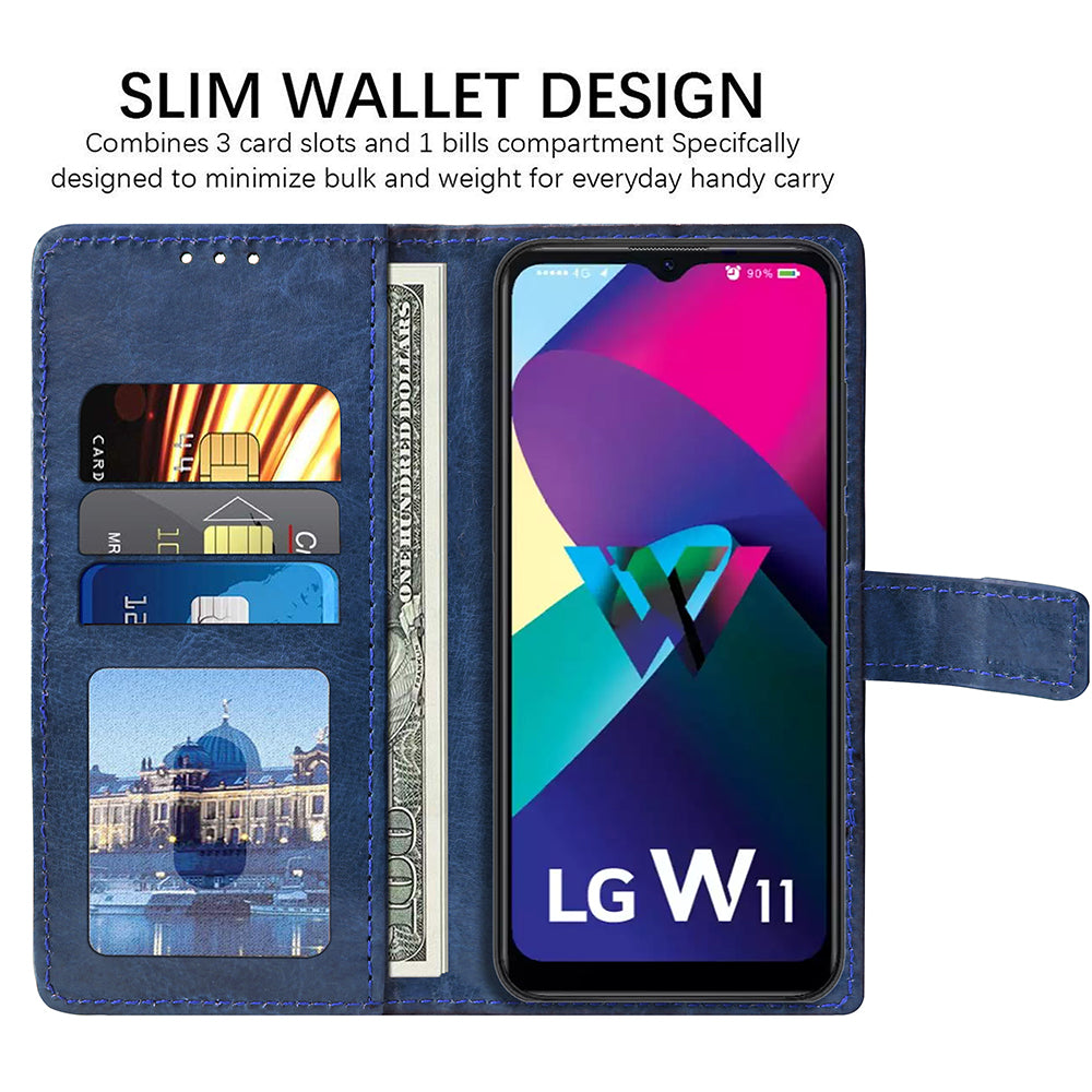 Premium Wallet Flip Cover for LG W11 4G