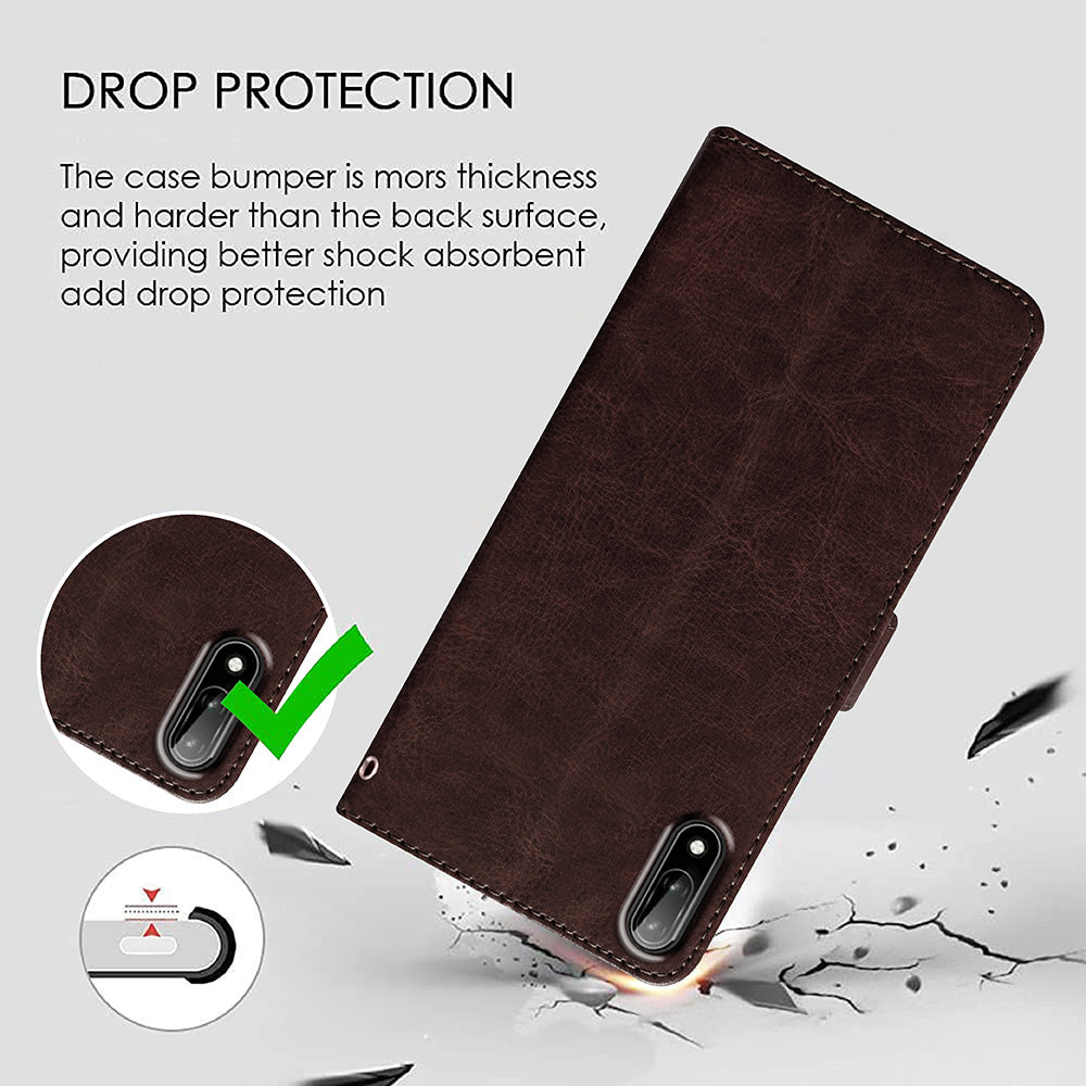 Premium Wallet Flip Cover for LG W11 4G