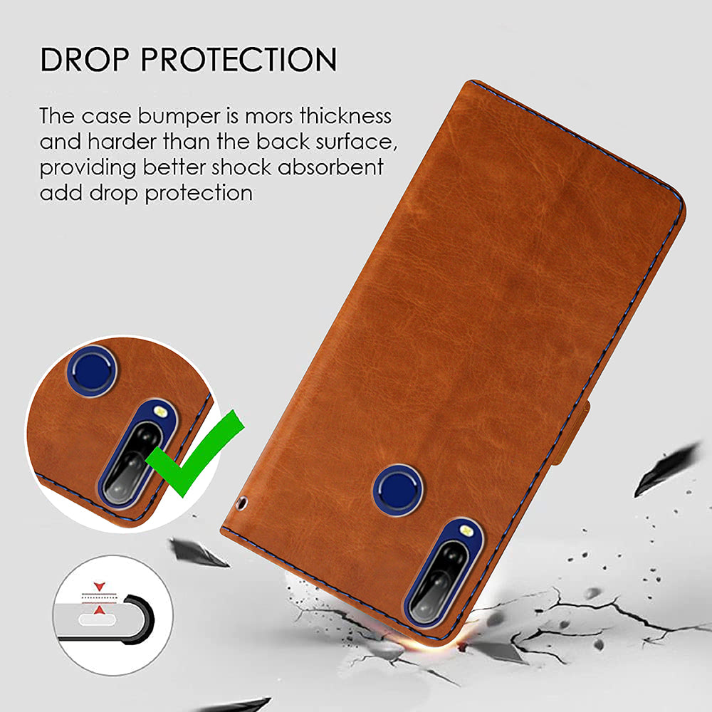 Premium Wallet Flip Cover for LG W31 4G