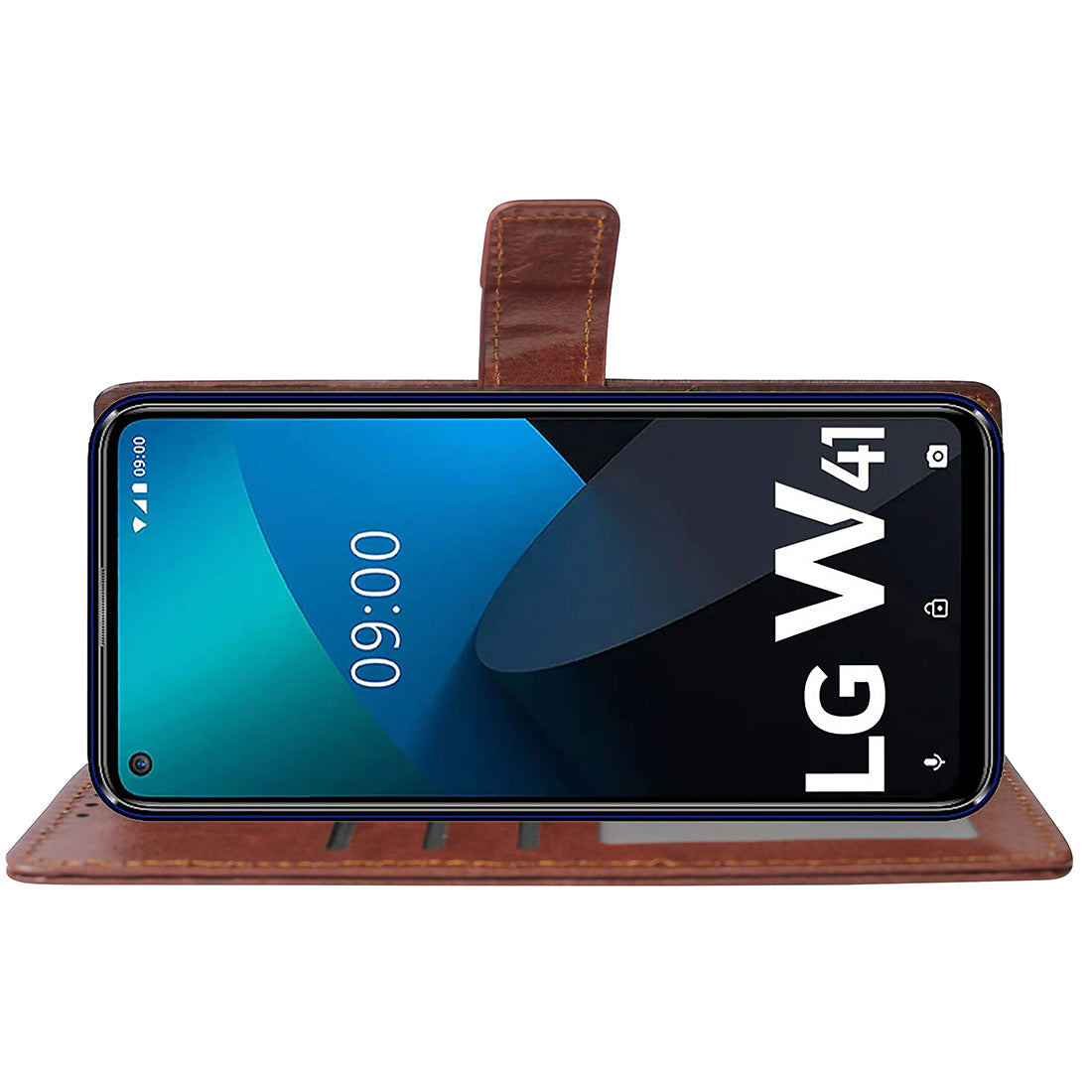 Premium Wallet Flip Cover for LG W41 4G