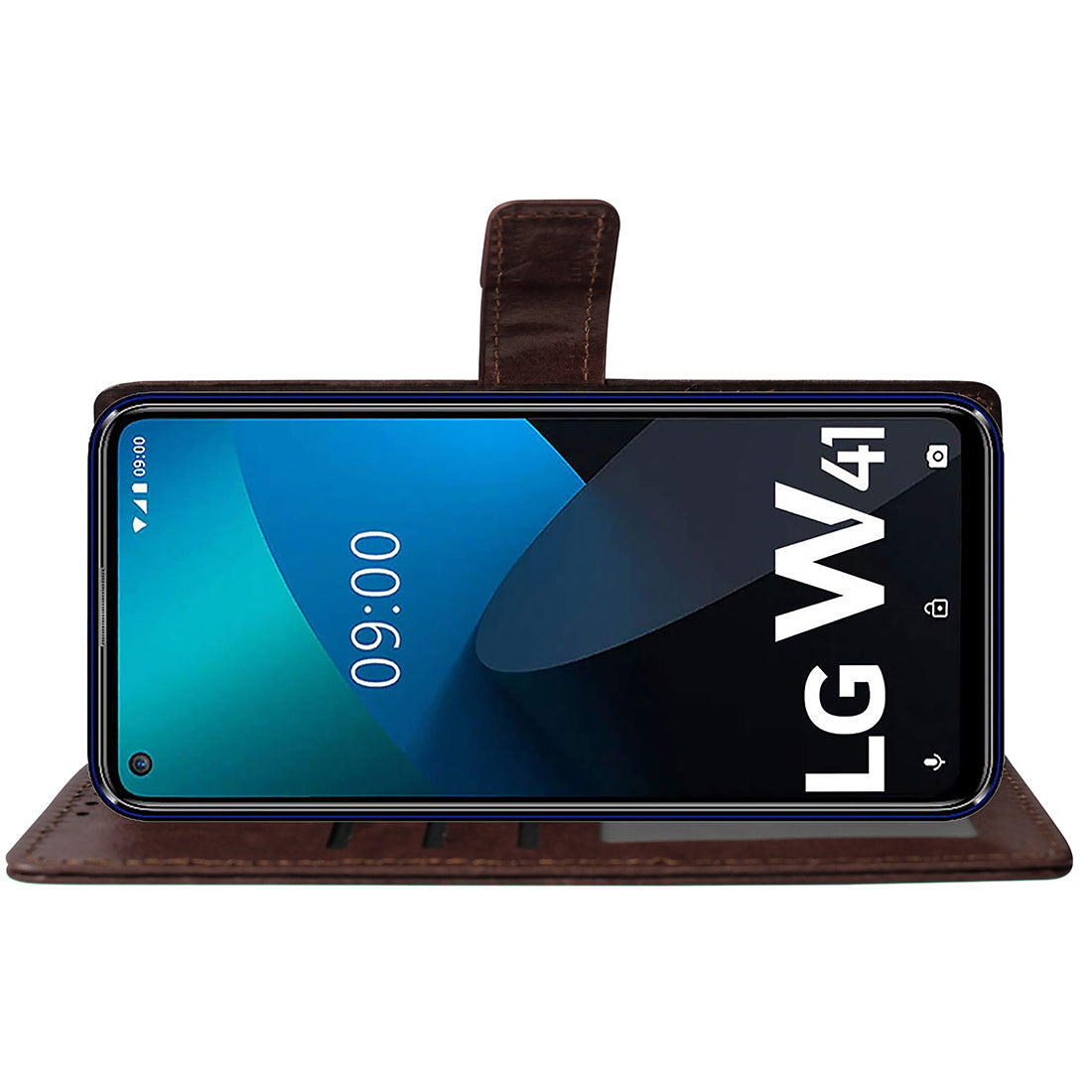 Premium Wallet Flip Cover for LG W41 4G