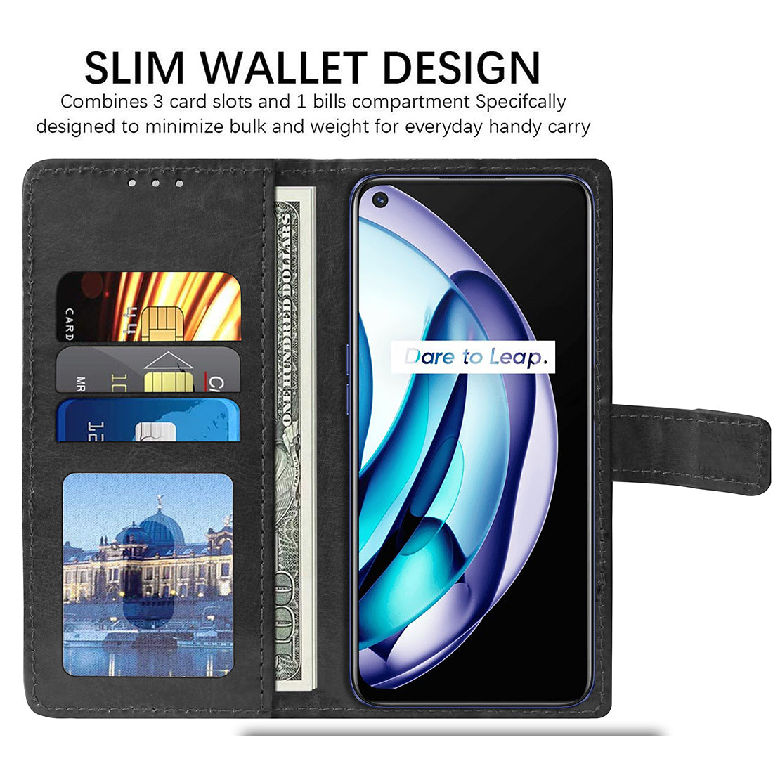 Premium Wallet Flip Cover for Realme 9 SE 5G