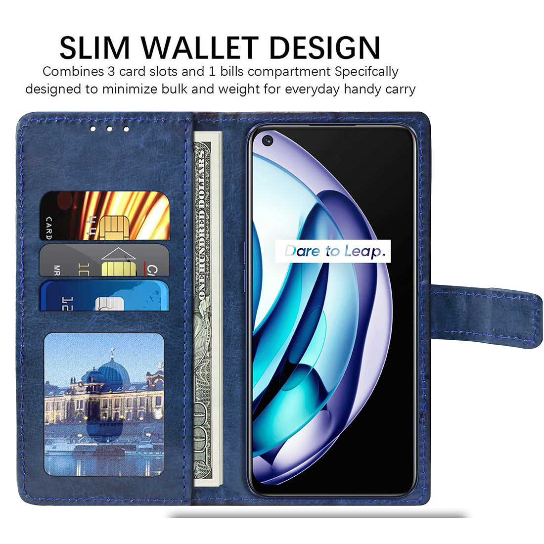 Premium Wallet Flip Cover for Realme 9 SE 5G