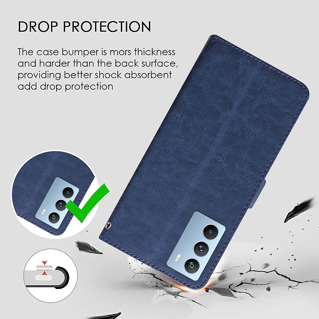 Premium Wallet Flip Cover for Vivo iQOO 9 SE 5G