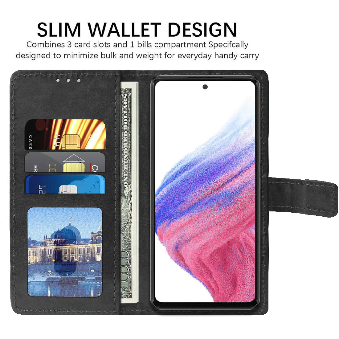 Premium Wallet Flip Cover for Samsung Galaxy A53 5G