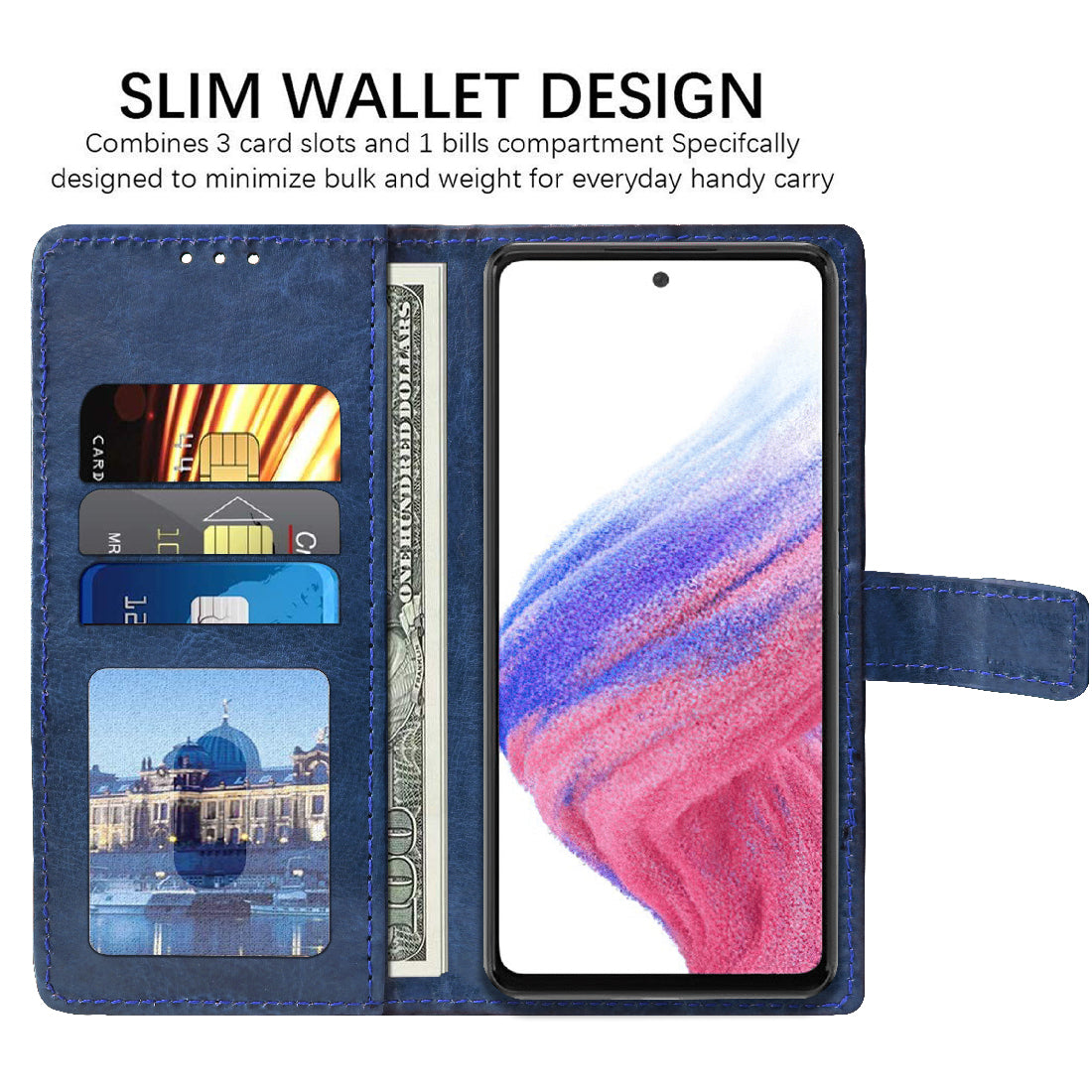 Premium Wallet Flip Cover for Samsung Galaxy A53 5G