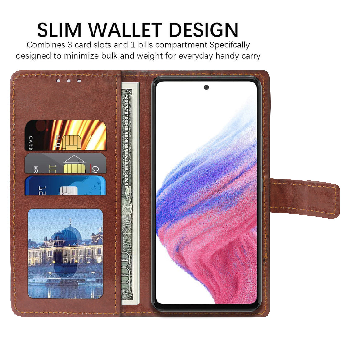 Premium Wallet Flip Cover for Samsung Galaxy A53 5G