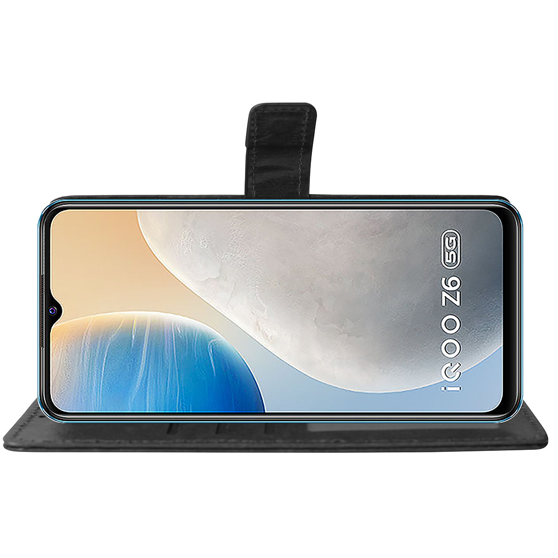 Premium Wallet Flip Cover for Vivo iQOO Z6 5G