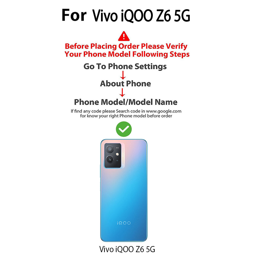 Premium Wallet Flip Cover for Vivo iQOO Z6 5G