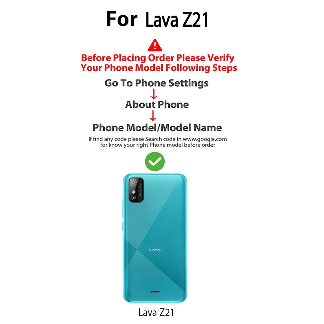 Premium Wallet Flip Cover for Lava Z21