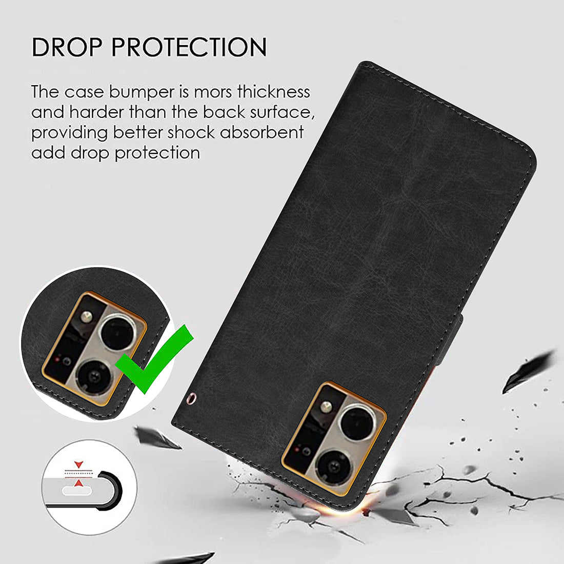 Premium Wallet Flip Cover for Oppo F21 Pro 4G