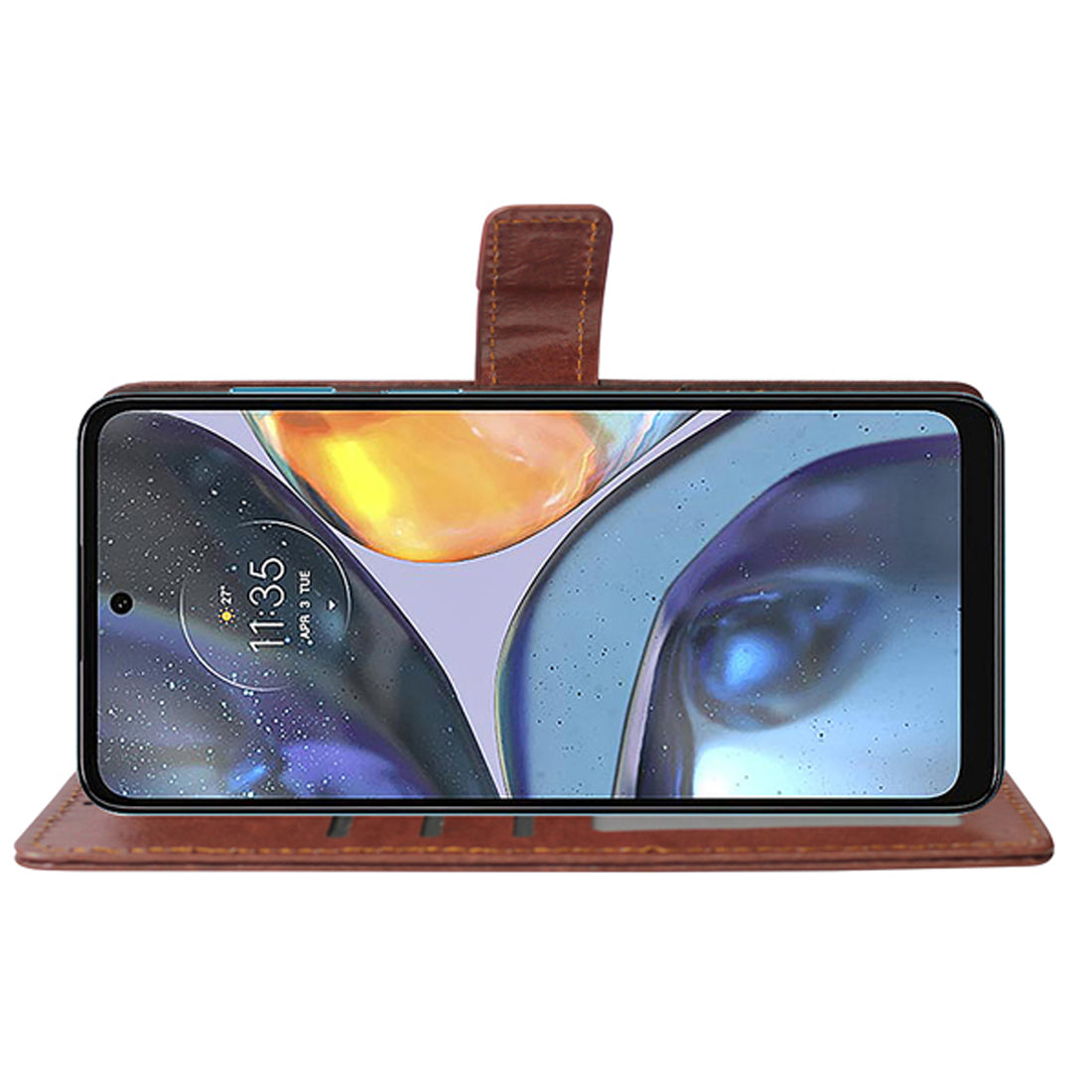 Premium Wallet Flip Cover for Motorola Moto G22 4G