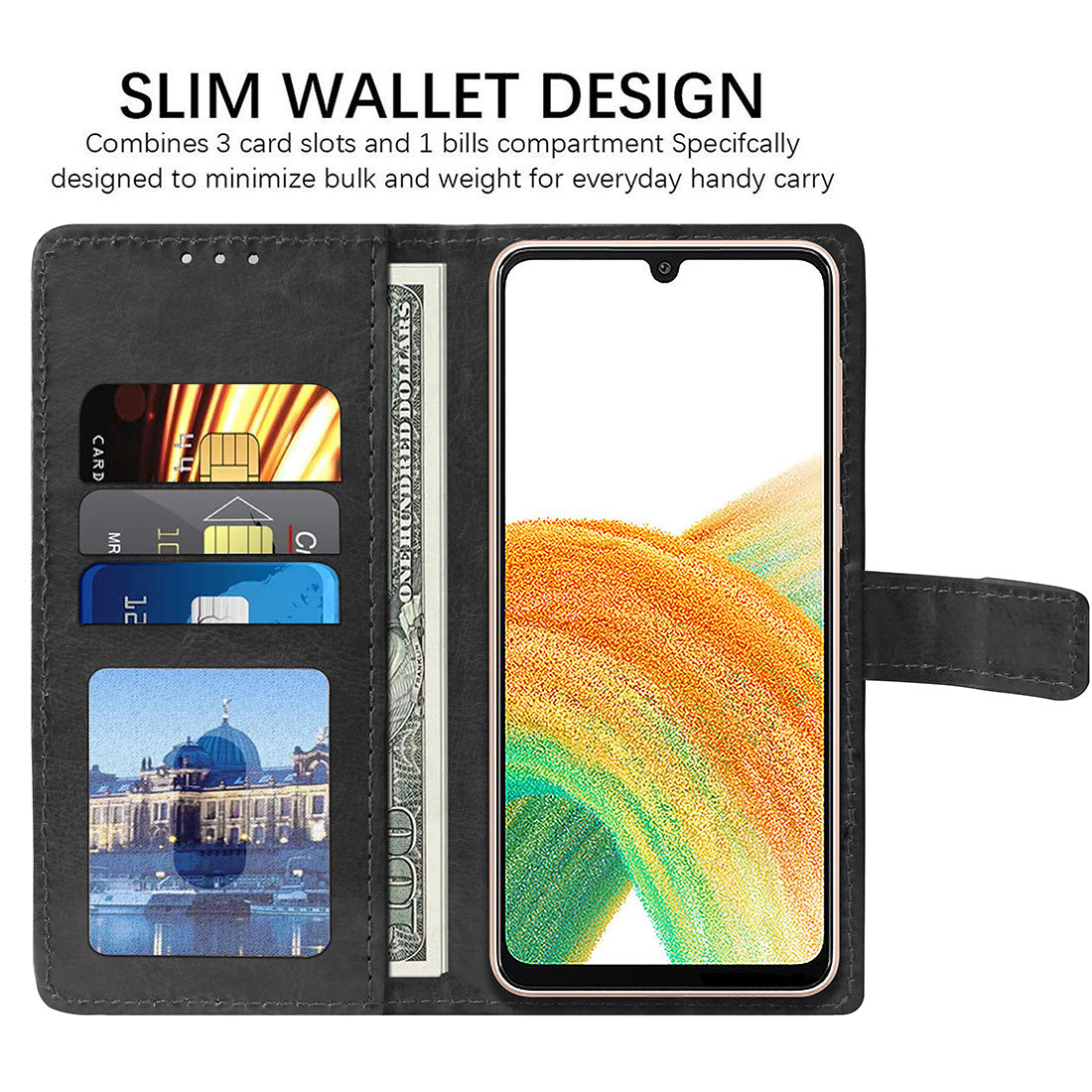 Premium Wallet Flip Cover for Samsung Galaxy A33 5G