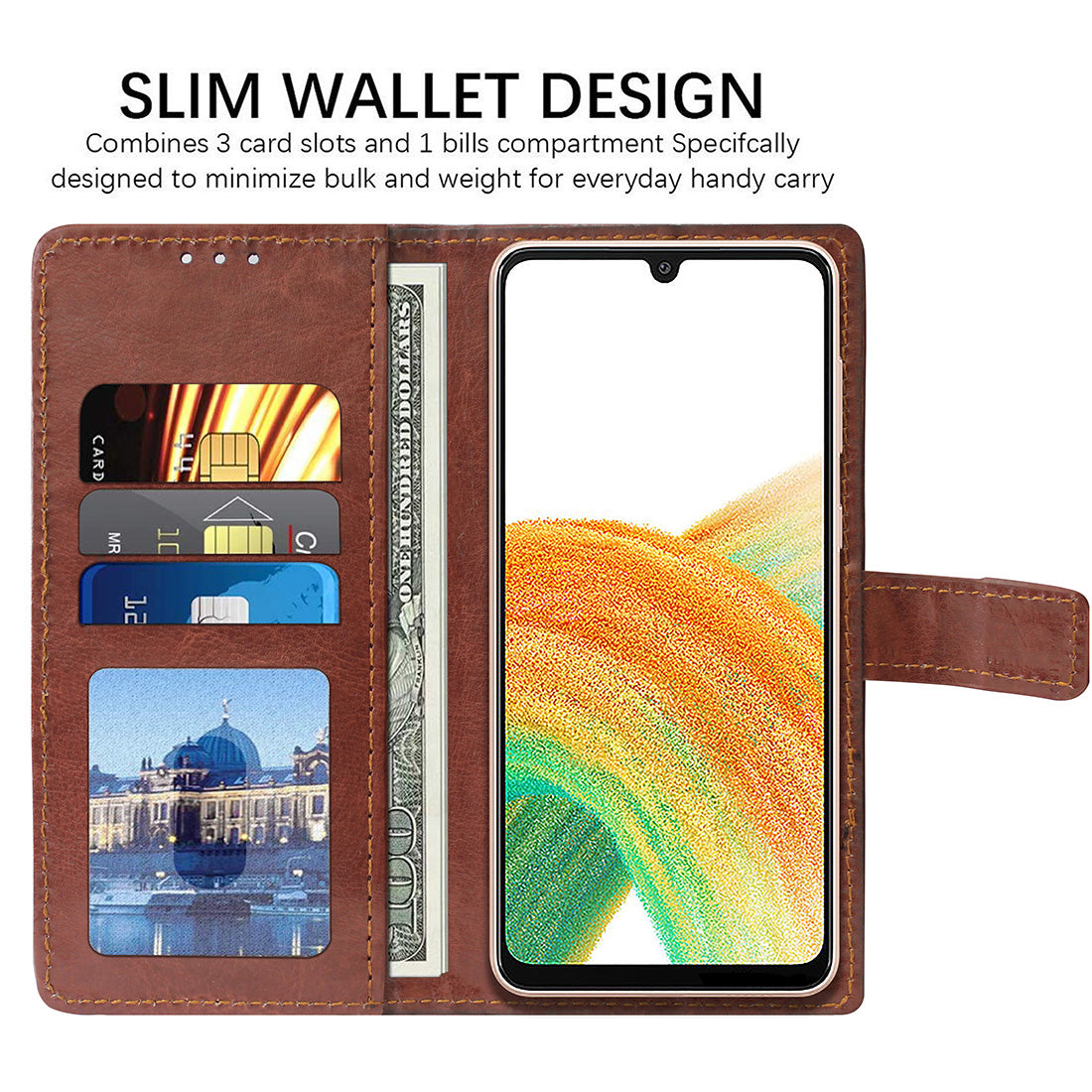 Premium Wallet Flip Cover for Samsung Galaxy A33 5G