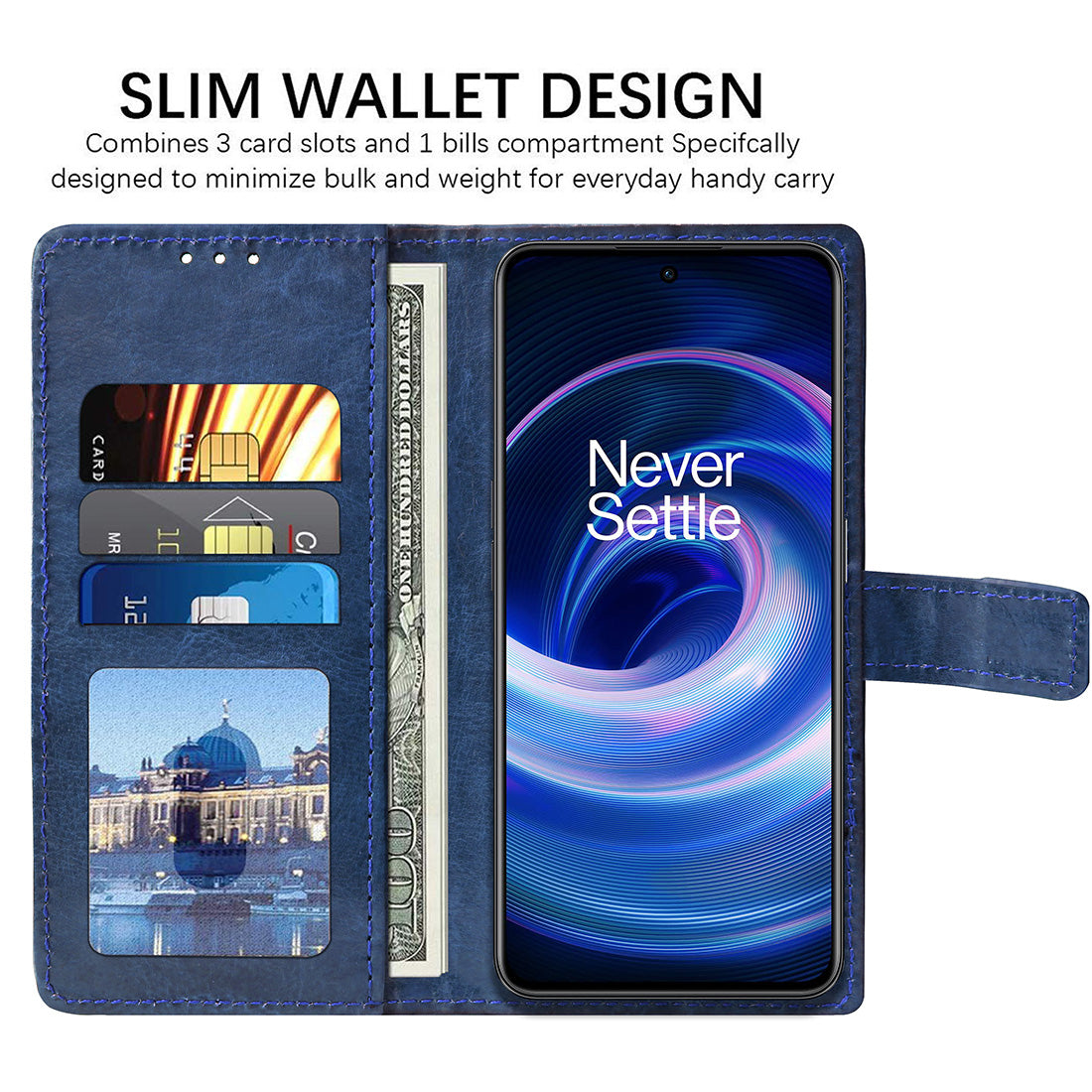 Premium Wallet Flip Cover for OnePlus 10R 5G