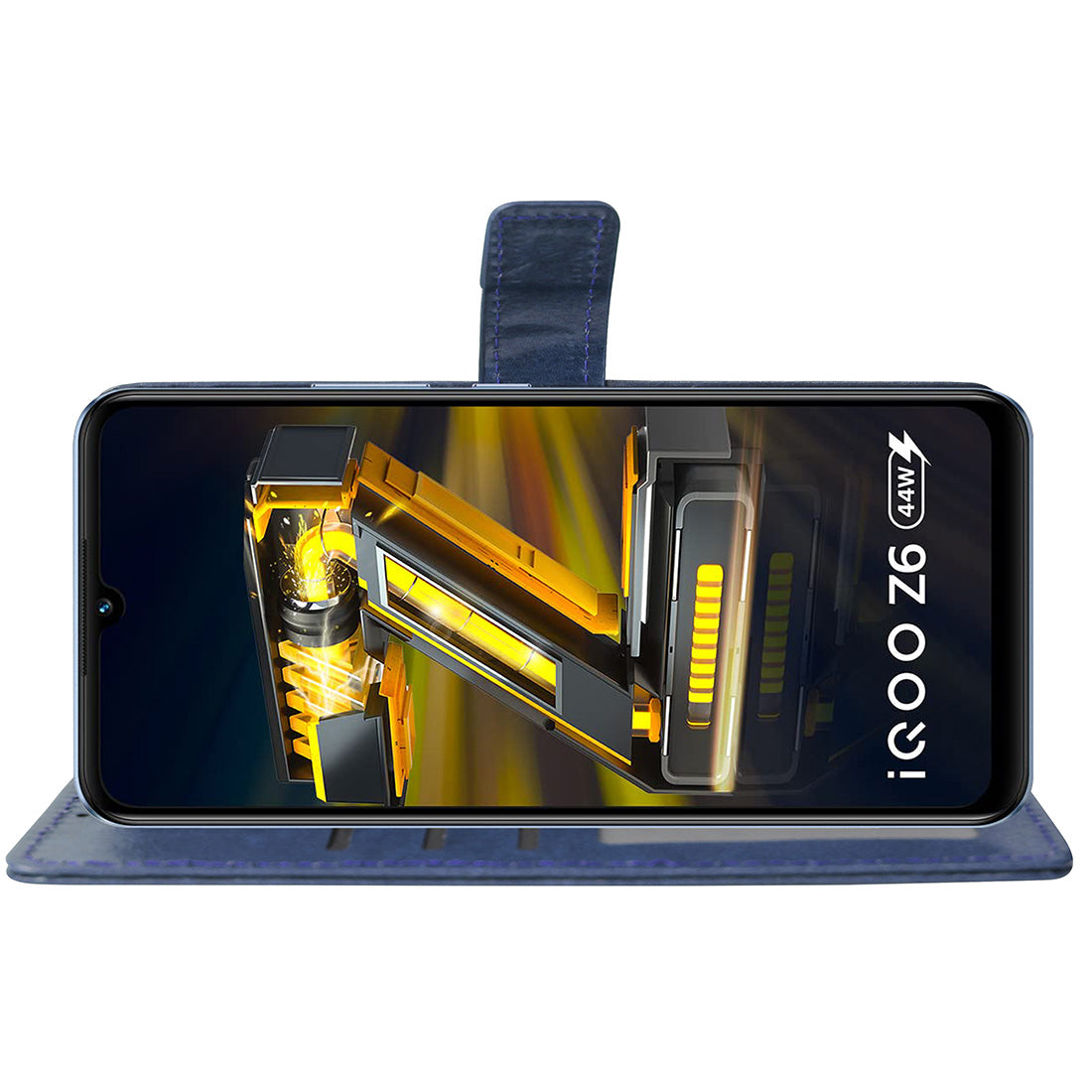 Premium Wallet Flip Cover for iQOO Z6 44W 4G