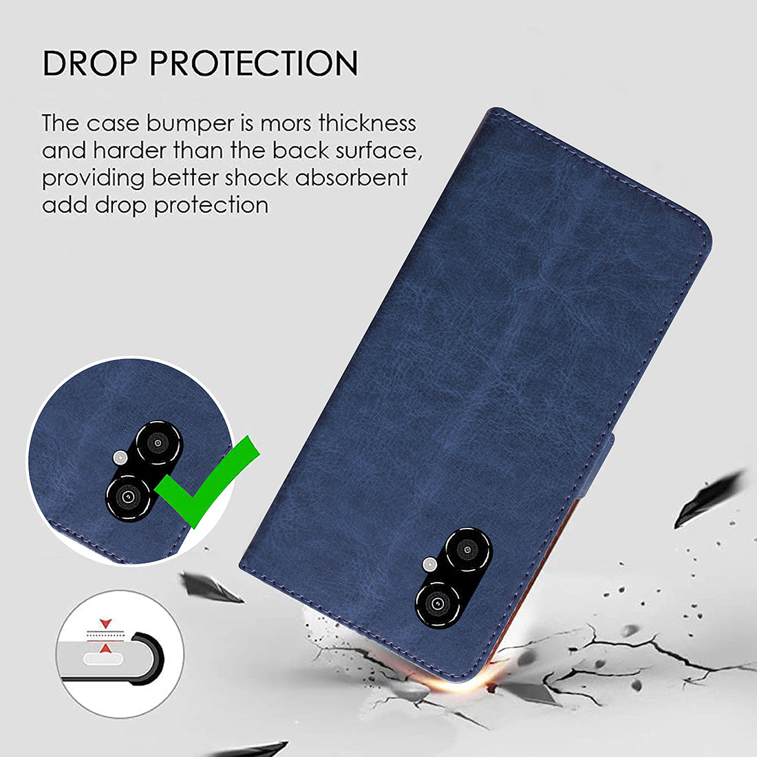 Premium Wallet Flip Cover for Poco M4 5G