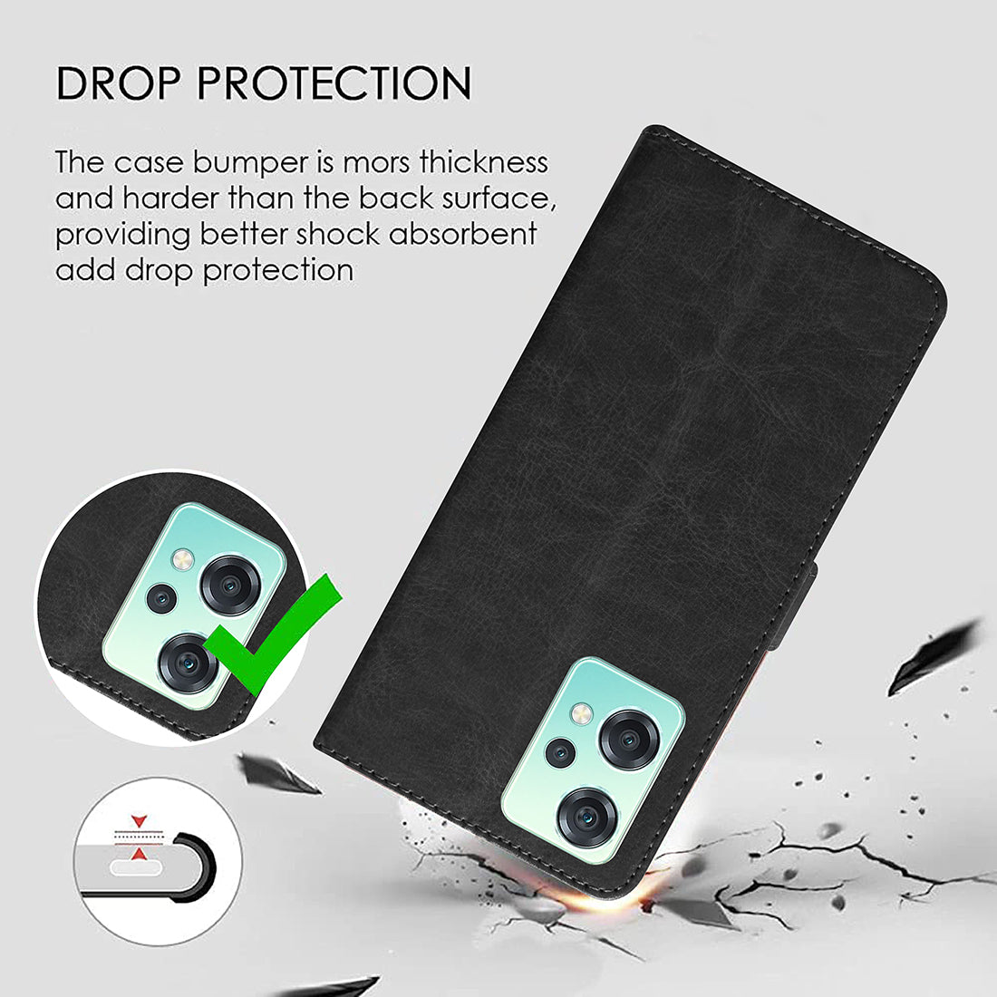 Premium Wallet Flip Cover for OnePlus Nord CE 2 Lite 5G