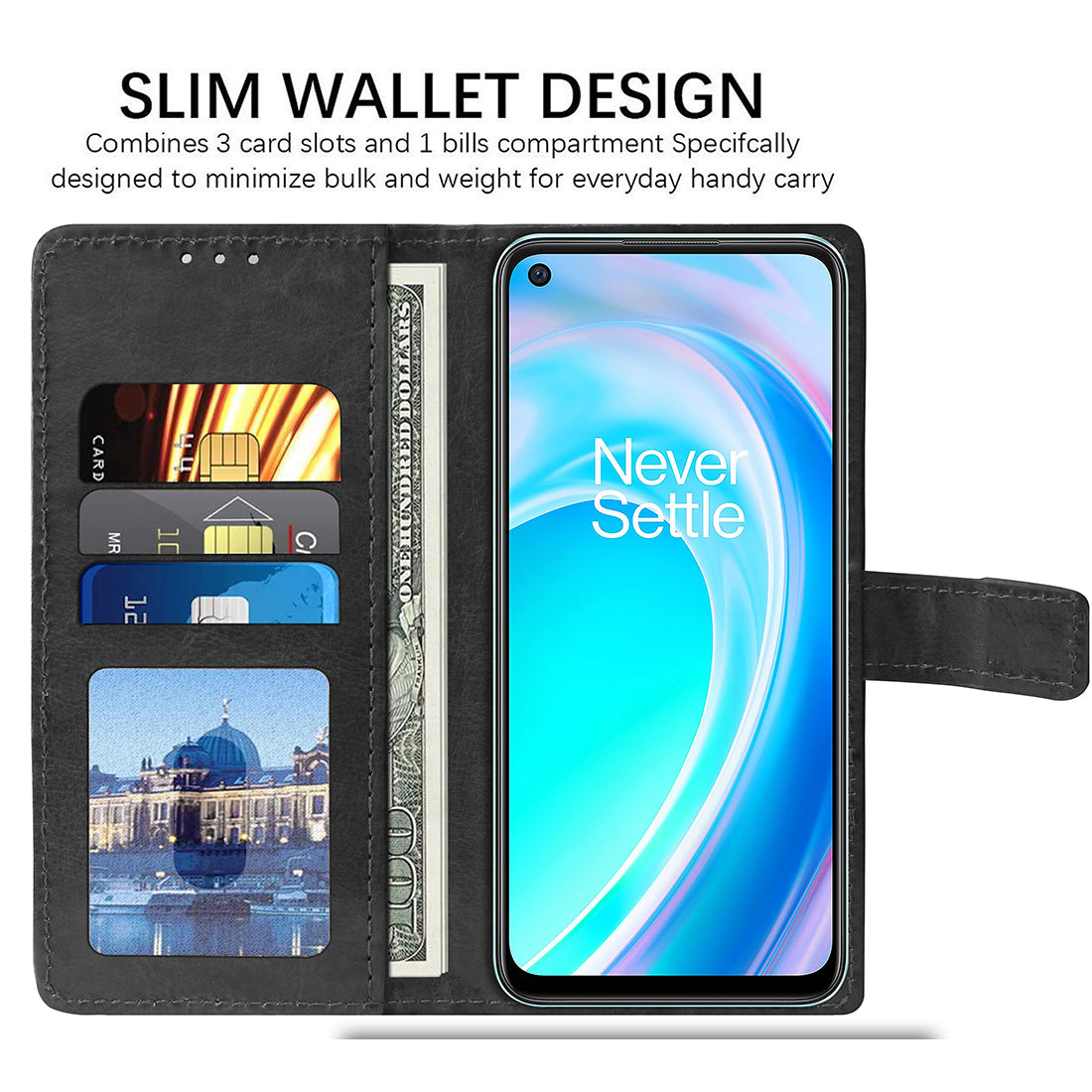 Premium Wallet Flip Cover for OnePlus Nord CE 2 Lite 5G