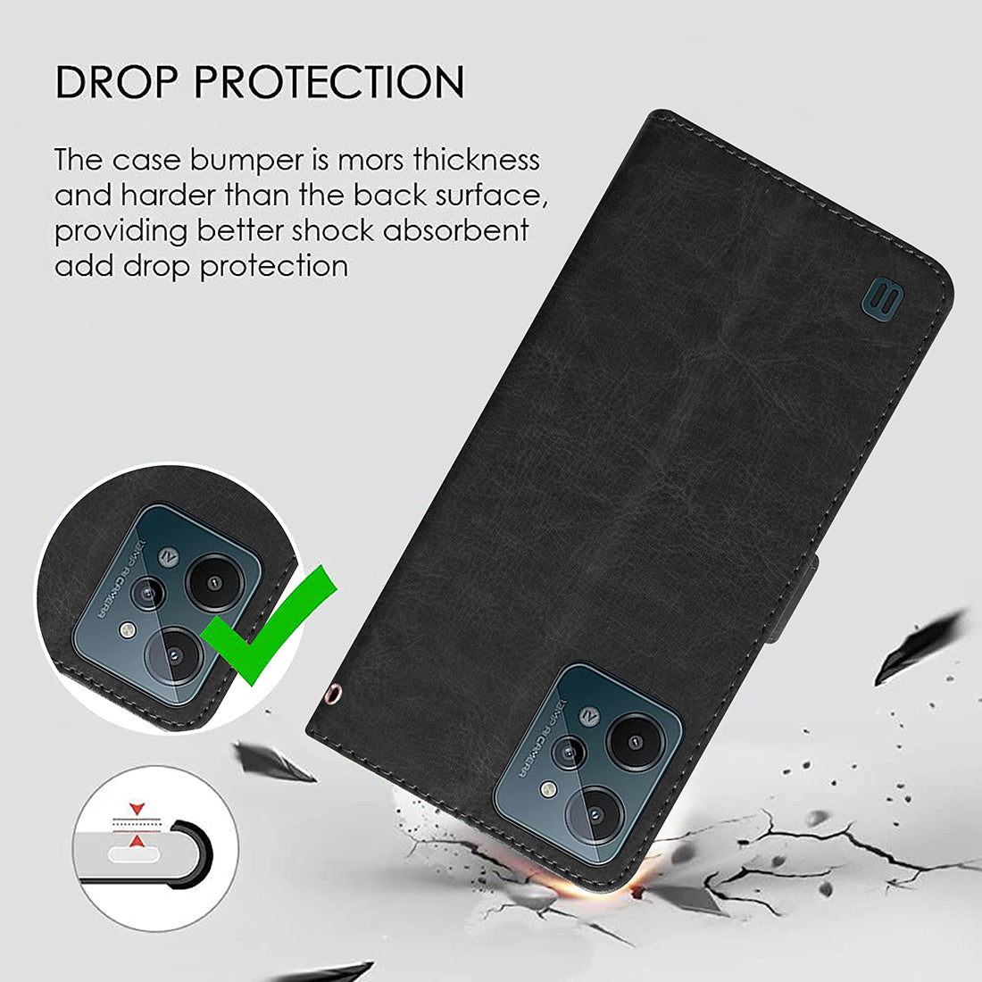 Premium Wallet Flip Cover for Realme C31 4G