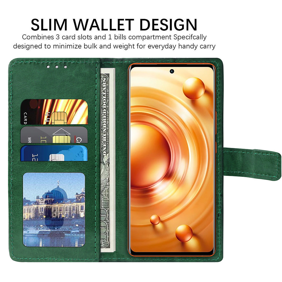 Premium Wallet Flip Cover for Vivo X80 5G