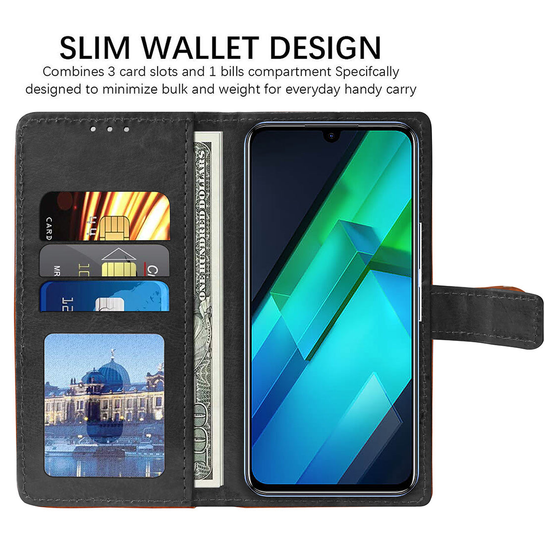 Premium Wallet Flip Cover for Infinix Note 12 4G