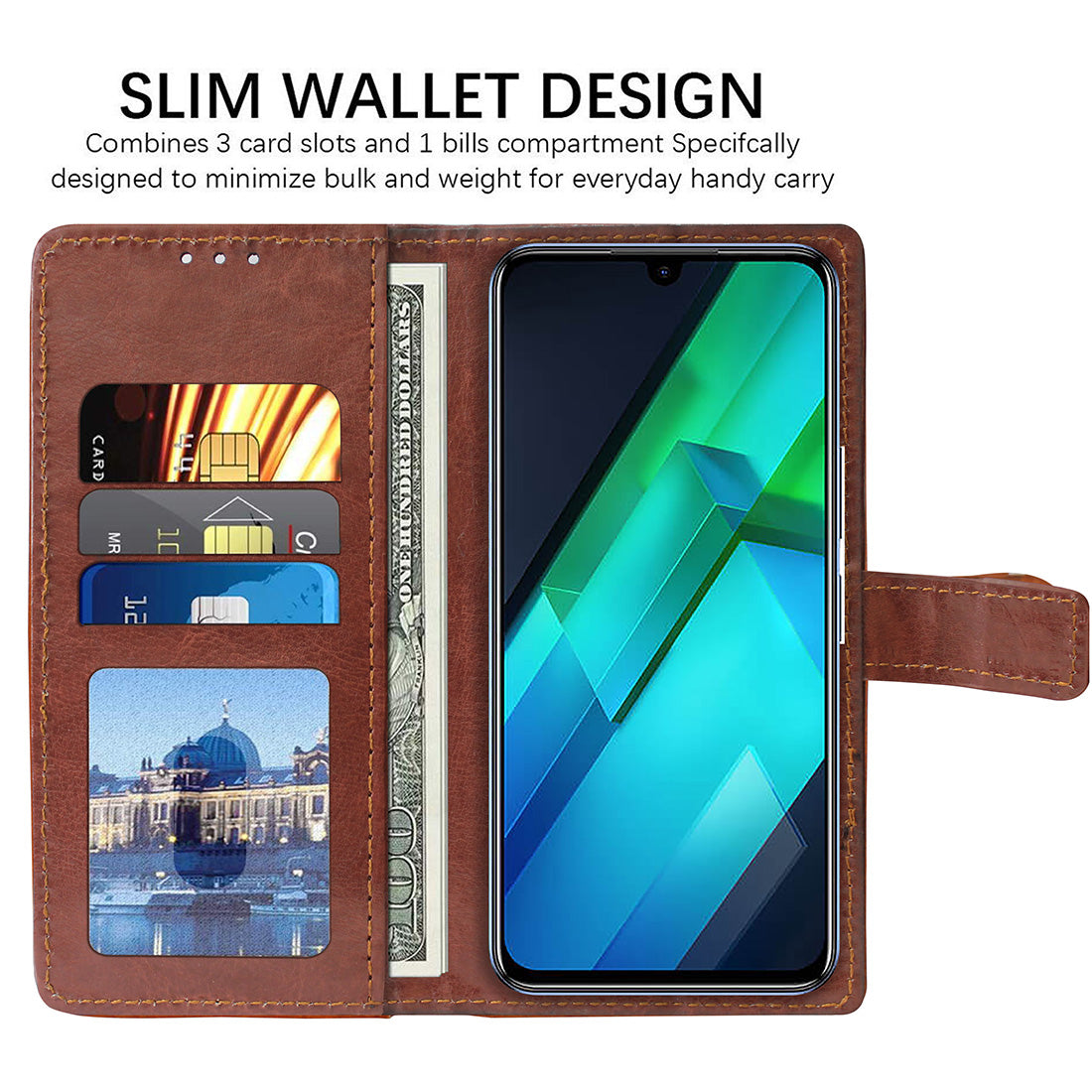 Premium Wallet Flip Cover for Infinix Note 12 4G