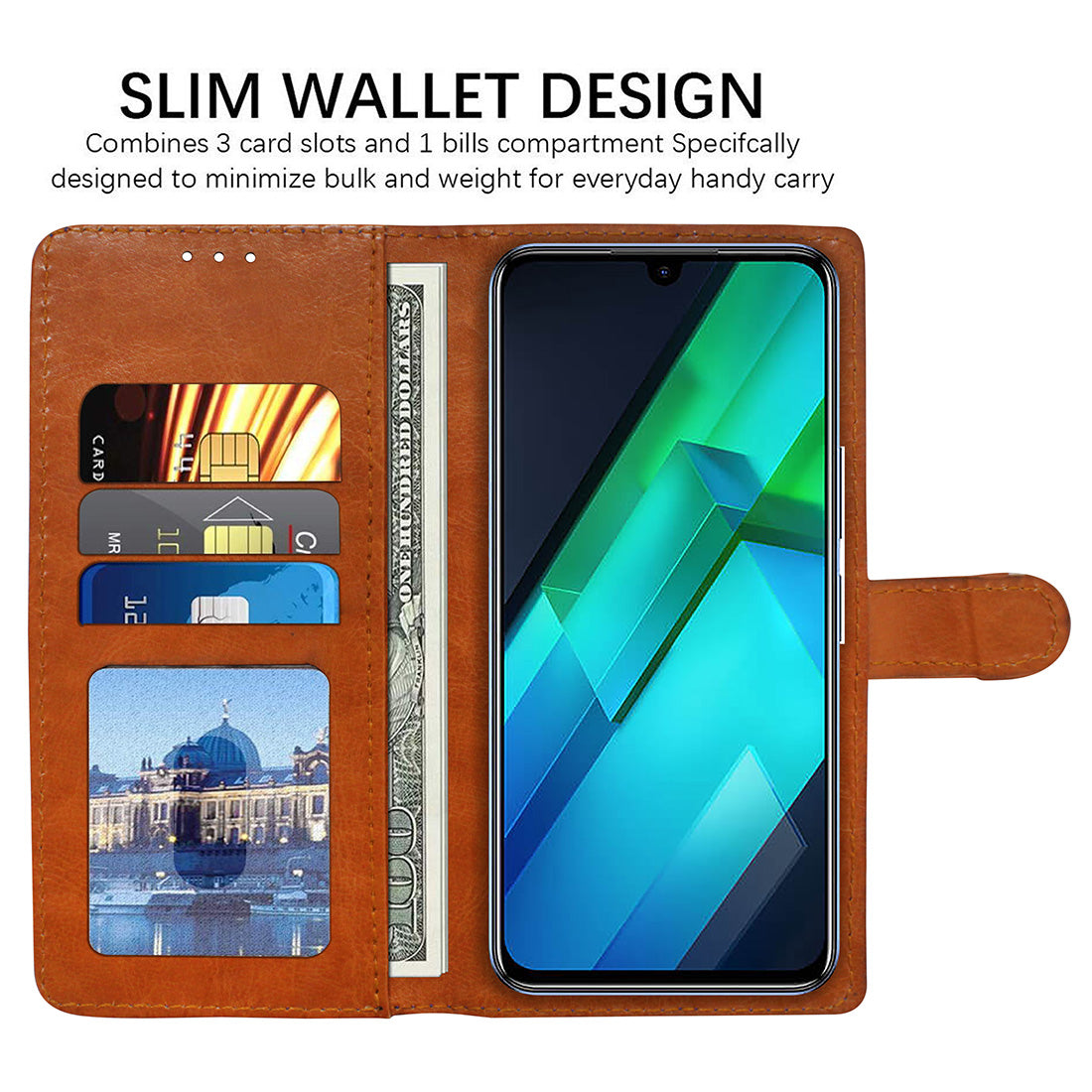 Premium Wallet Flip Cover for Infinix Note 12 4G