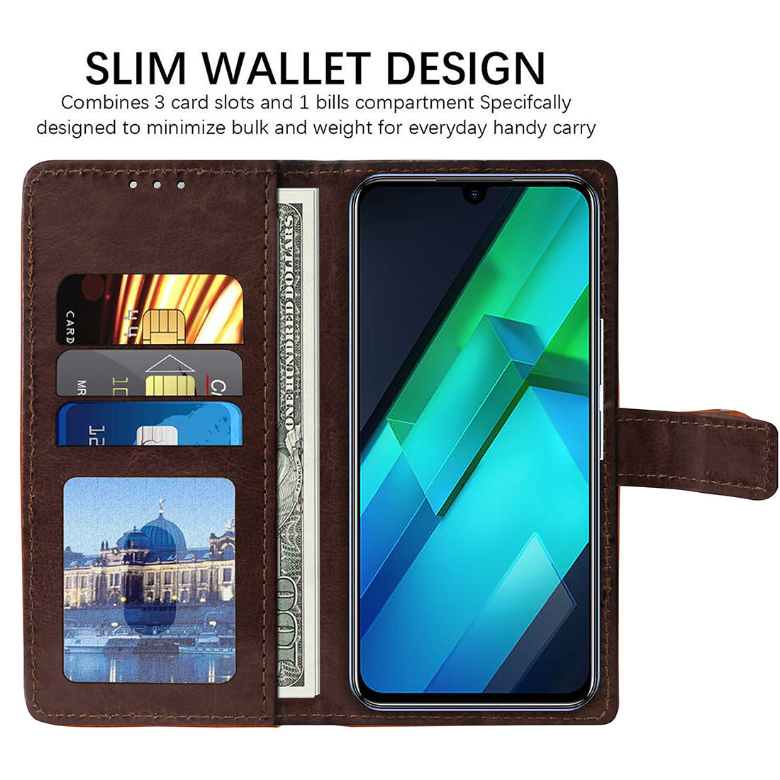 Premium Wallet Flip Cover for Infinix Note 12 4G