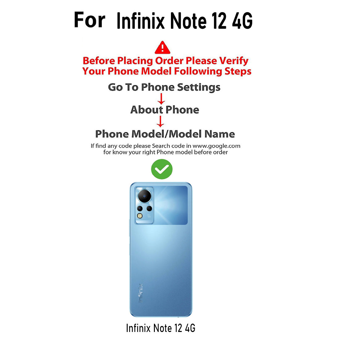 Premium Wallet Flip Cover for Infinix Note 12 4G