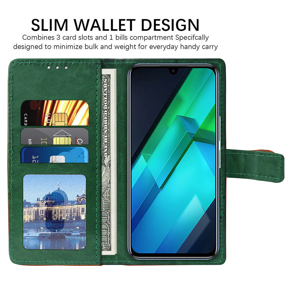 Premium Wallet Flip Cover for Infinix Note 12 4G