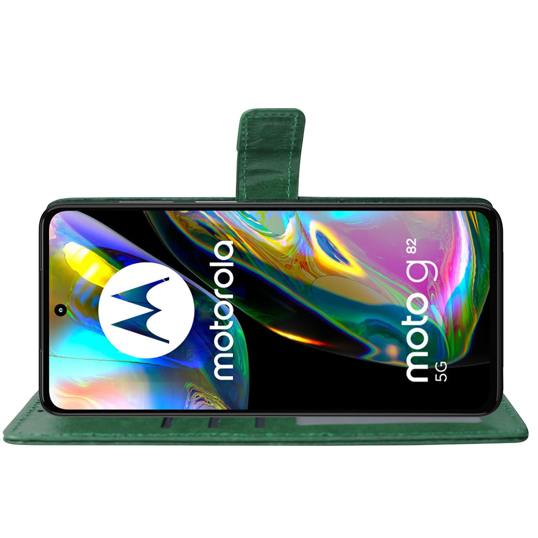 Premium Wallet Flip Cover for Motorola Moto G82 5G / G52 4G