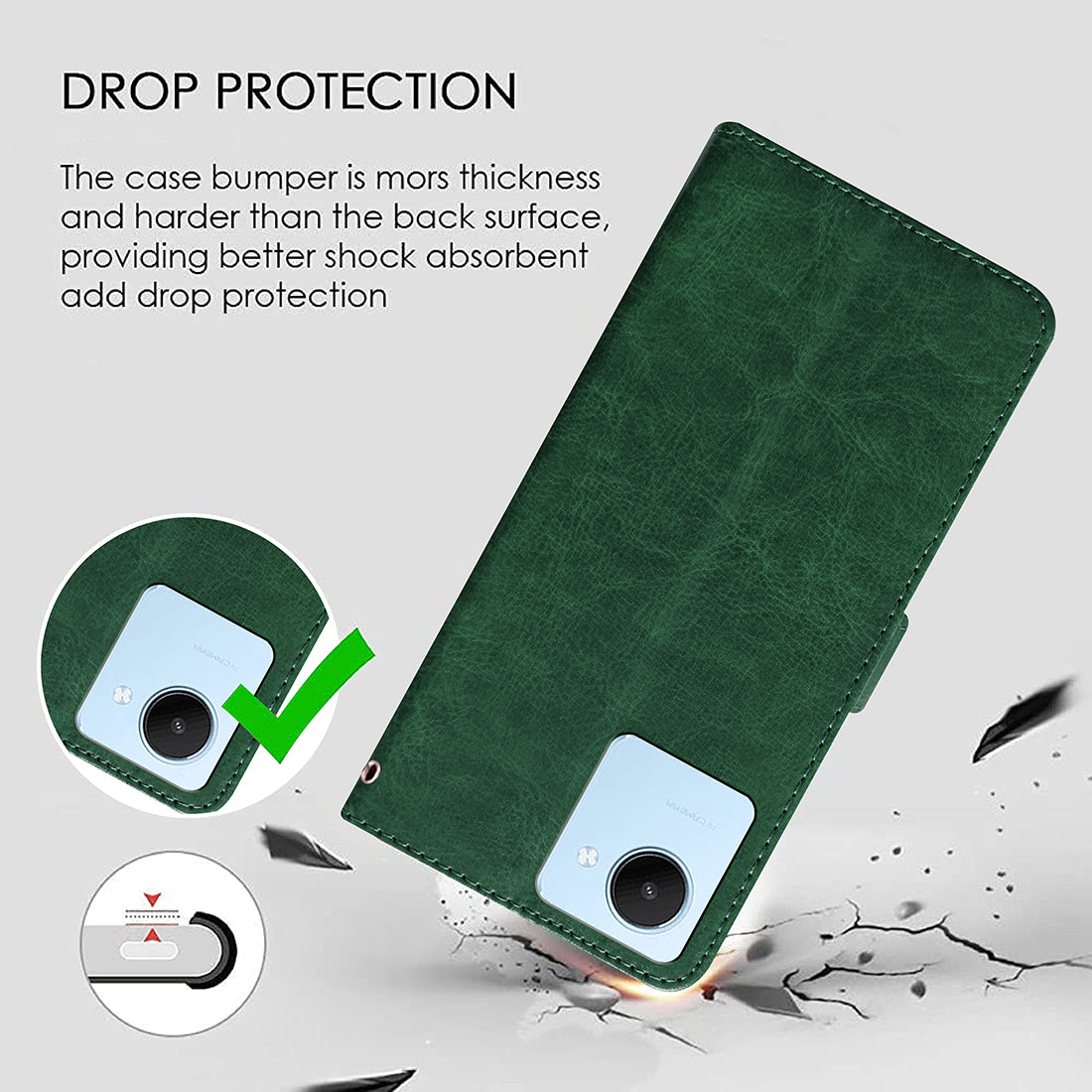 Premium Wallet Flip Cover for Realme C30 4G / C30s 4G / Narzo 50i Prime 4G