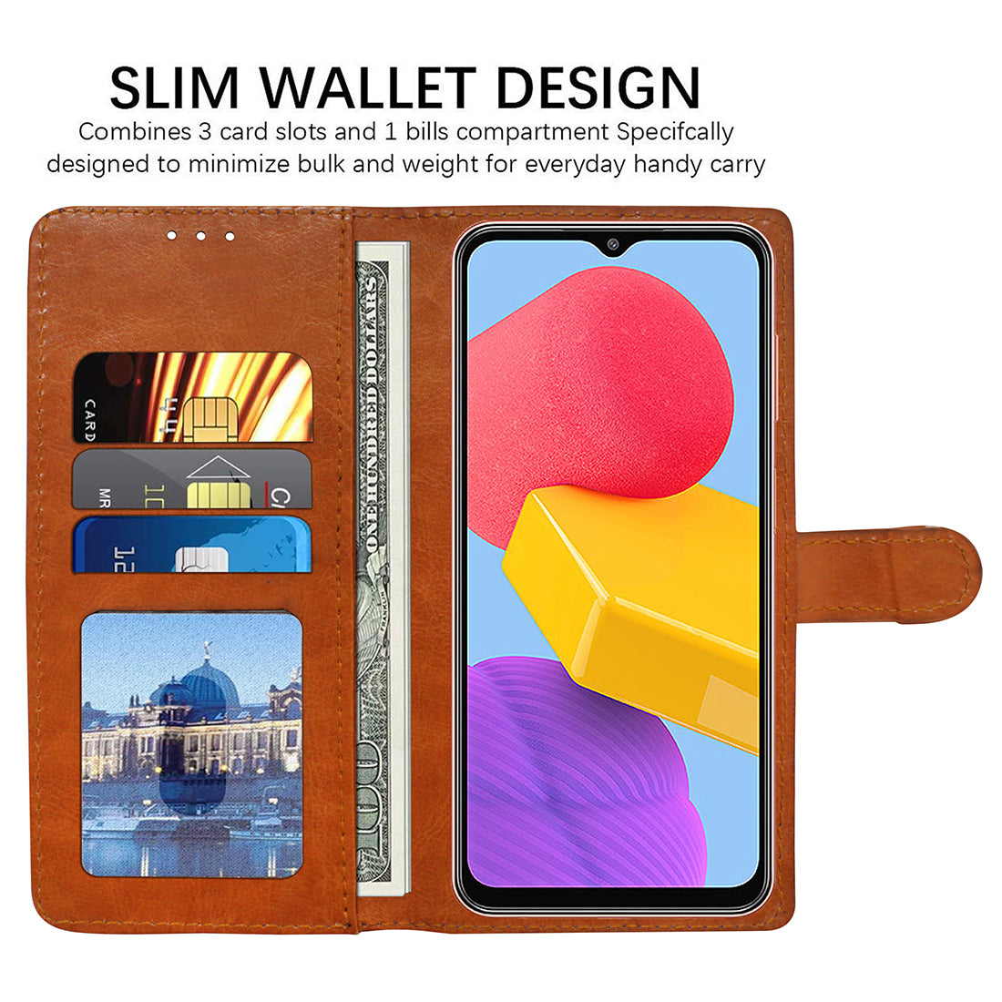 Premium Wallet Flip Cover for Samsung Galaxy F13 4G / M13 4G