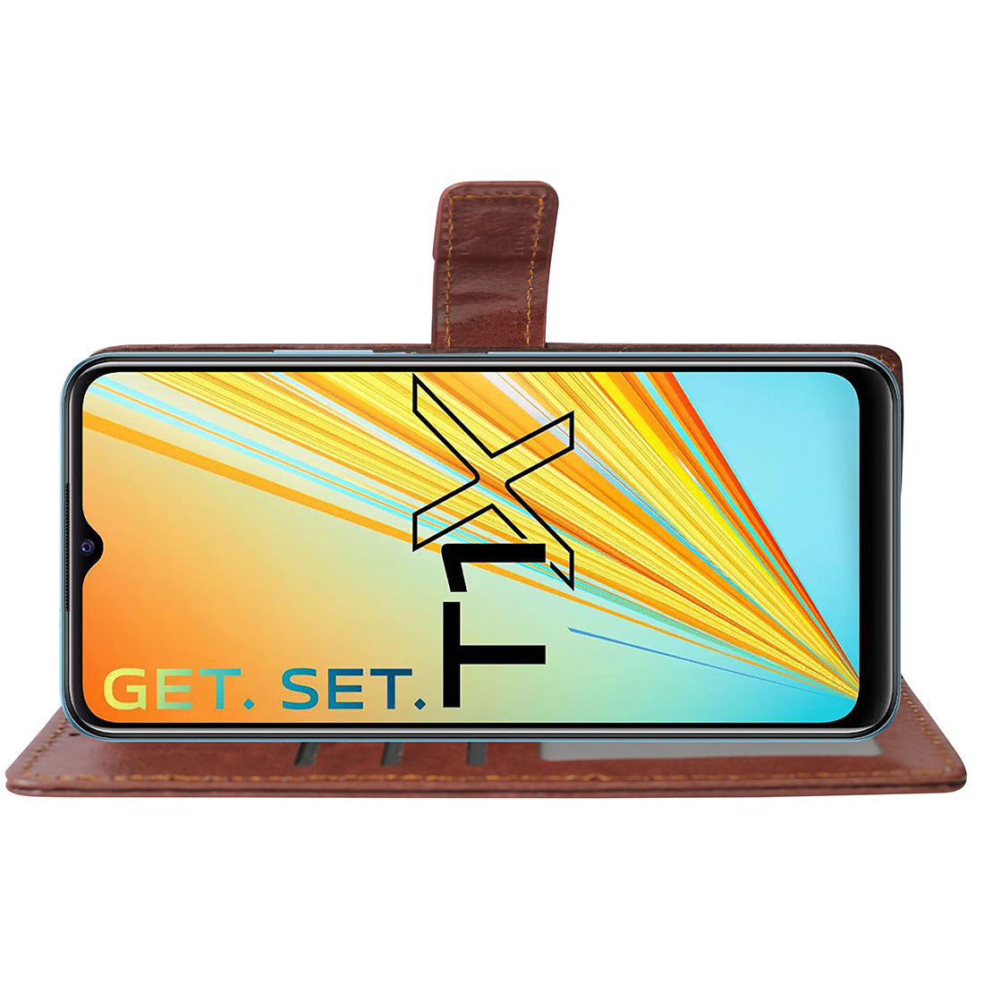 Premium Wallet Flip Cover for Vivo T1x 4G