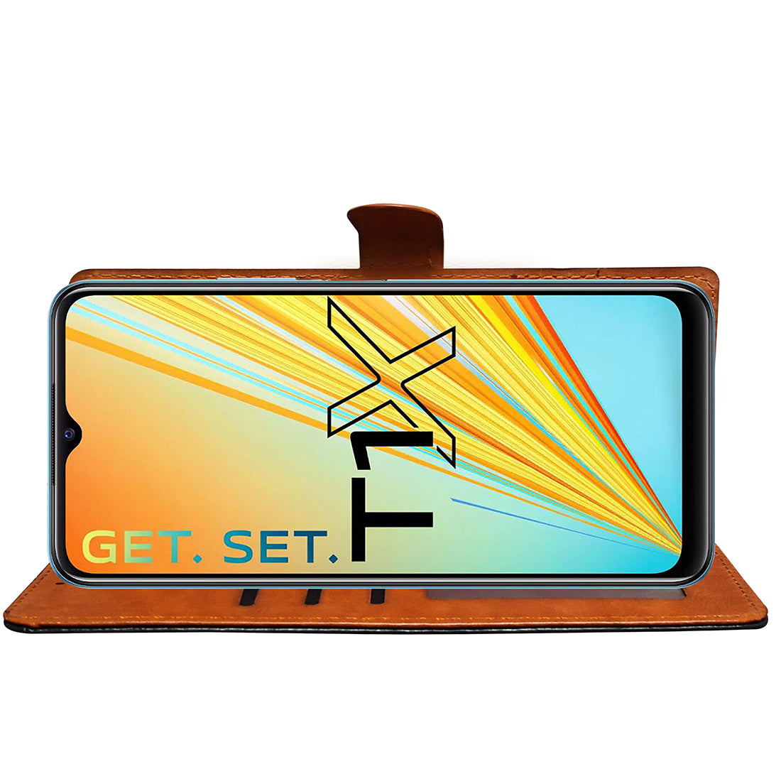 Premium Wallet Flip Cover for Vivo T1x 4G