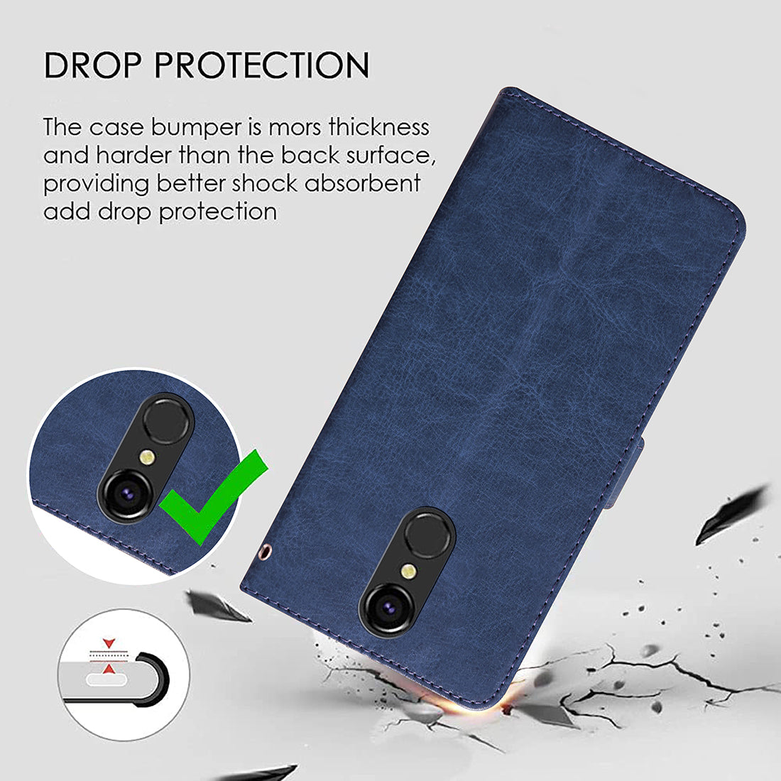 Premium Wallet Flip Cover for Lava Z70 4G