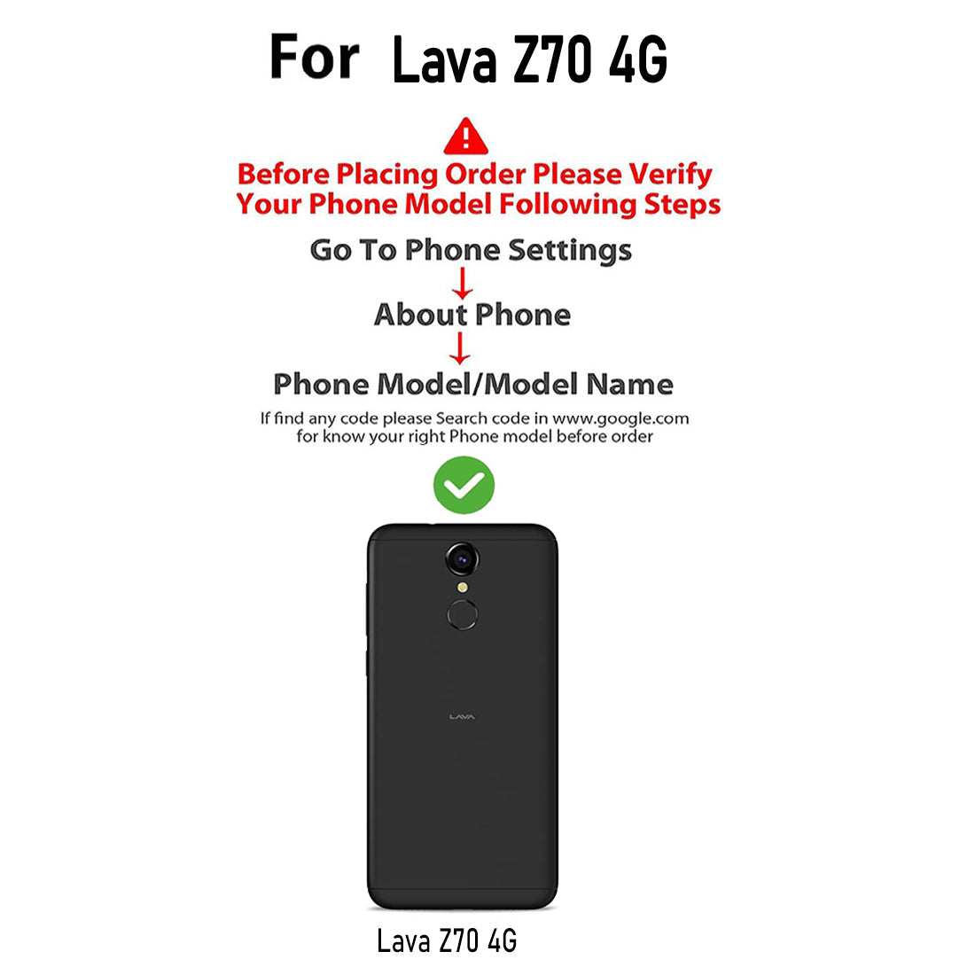 Premium Wallet Flip Cover for Lava Z70 4G