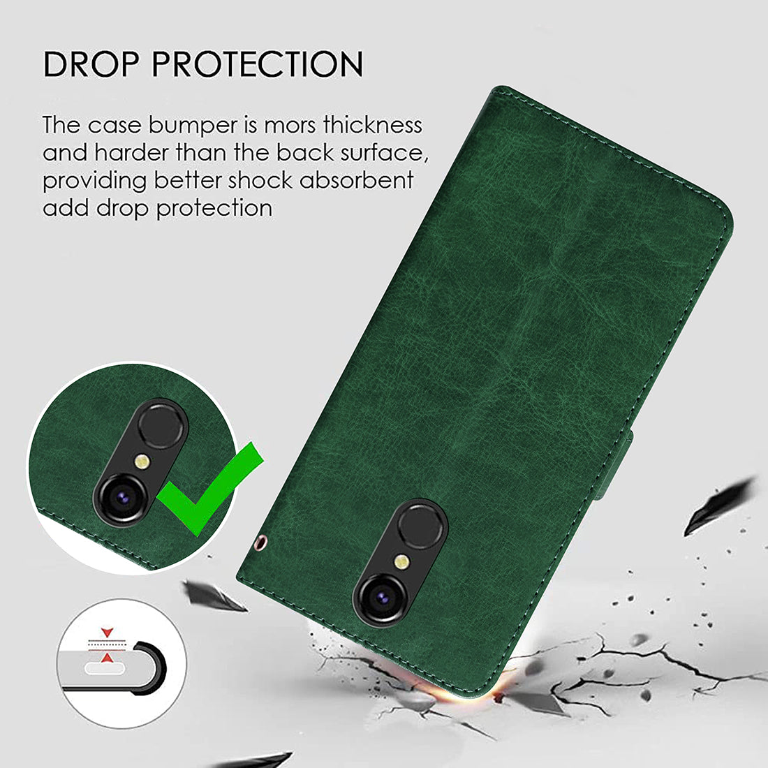 Premium Wallet Flip Cover for Lava Z70 4G