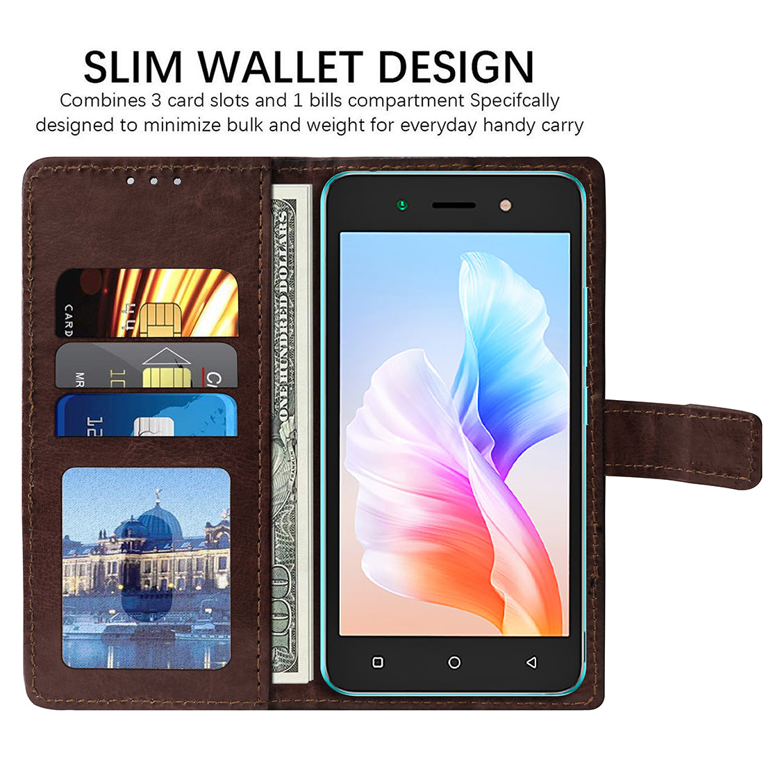 Premium Wallet Flip Cover for Itel A23s 4G