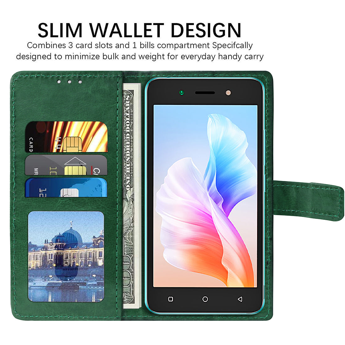 Premium Wallet Flip Cover for Itel A23s 4G