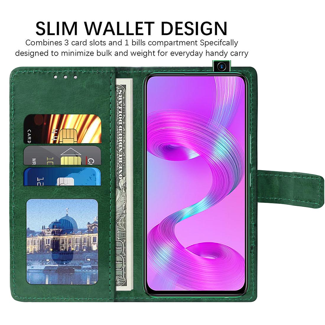 Premium Wallet Flip Cover for Infinix S5 Pro 4G