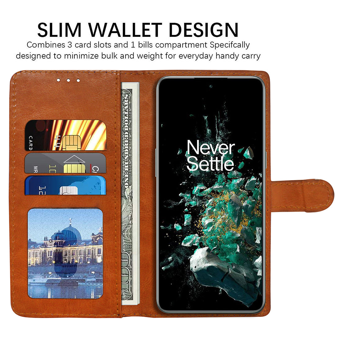 Premium Wallet Flip Cover for OnePlus 10T 5G