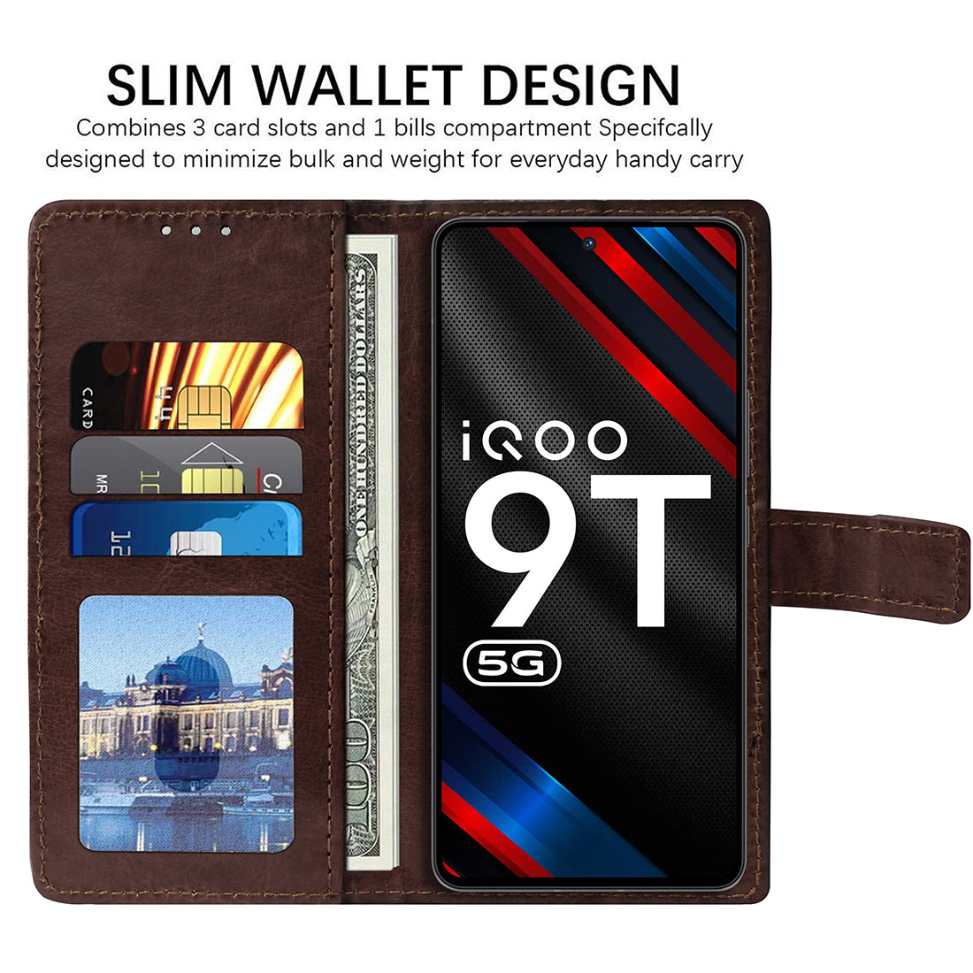 Premium Wallet Flip Cover for Realme Narzo 50i Prime 4G