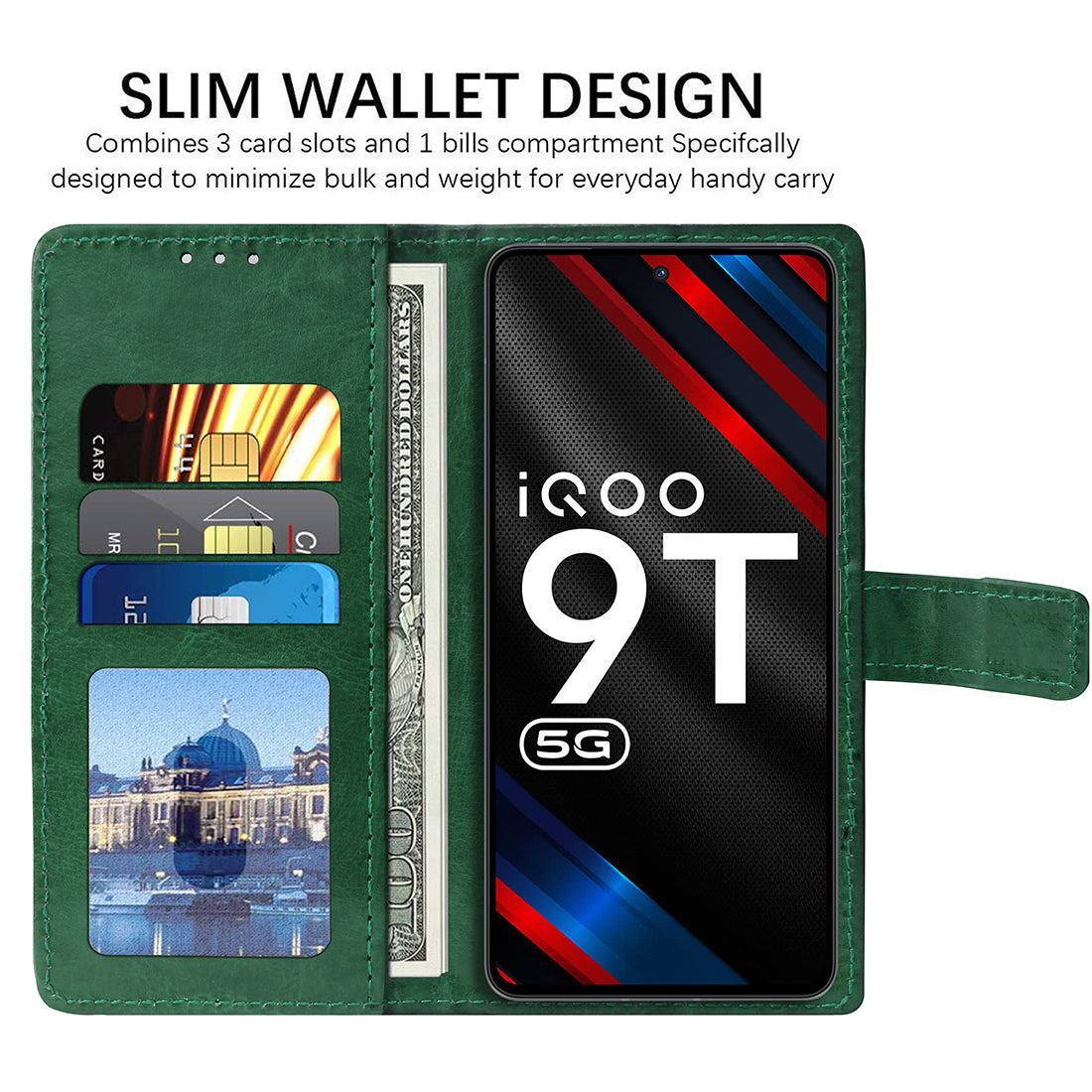 Premium Wallet Flip Cover for Realme Narzo 50i Prime 4G